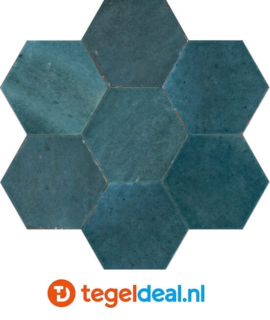 Marazzi Lume, 3 kleuren -  hexagon 21x18,2 cm