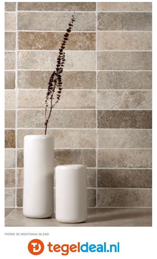 SIL Ceramiche, Pierre De Montignac Blend, 60x60 cm, natuursteenlook tegels