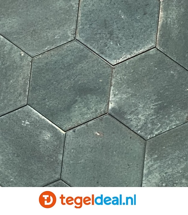 Ribesalbes Hope OLIVE mat, 15x17,3 cm hexagon tegels Ribesalbes Hope OLIVE mat, 15x17,3 cm hexagon tegels