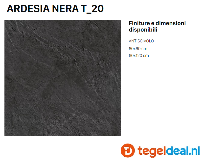 TRT Supergres Stonework Ardesia, 60x120x2 cm