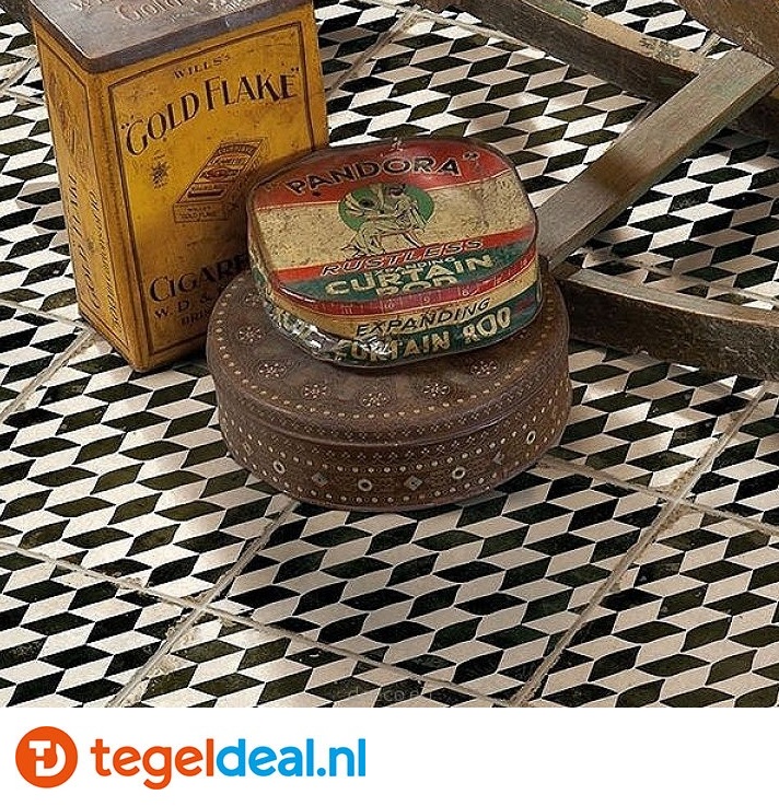 Peronda, Fs Espiga, 45x45 cm, vintage patroontegels