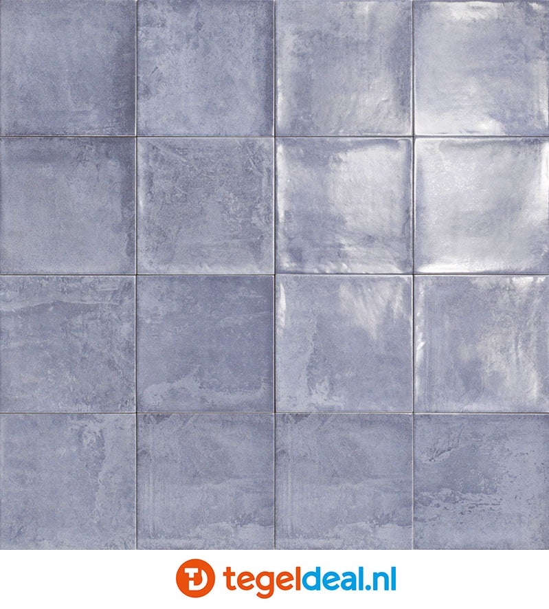 Mainzu, Nazari, 15x15 cm, handvorm wandtegels Mainzu, Nazari, 15x15 cm, handvorm wandtegels
