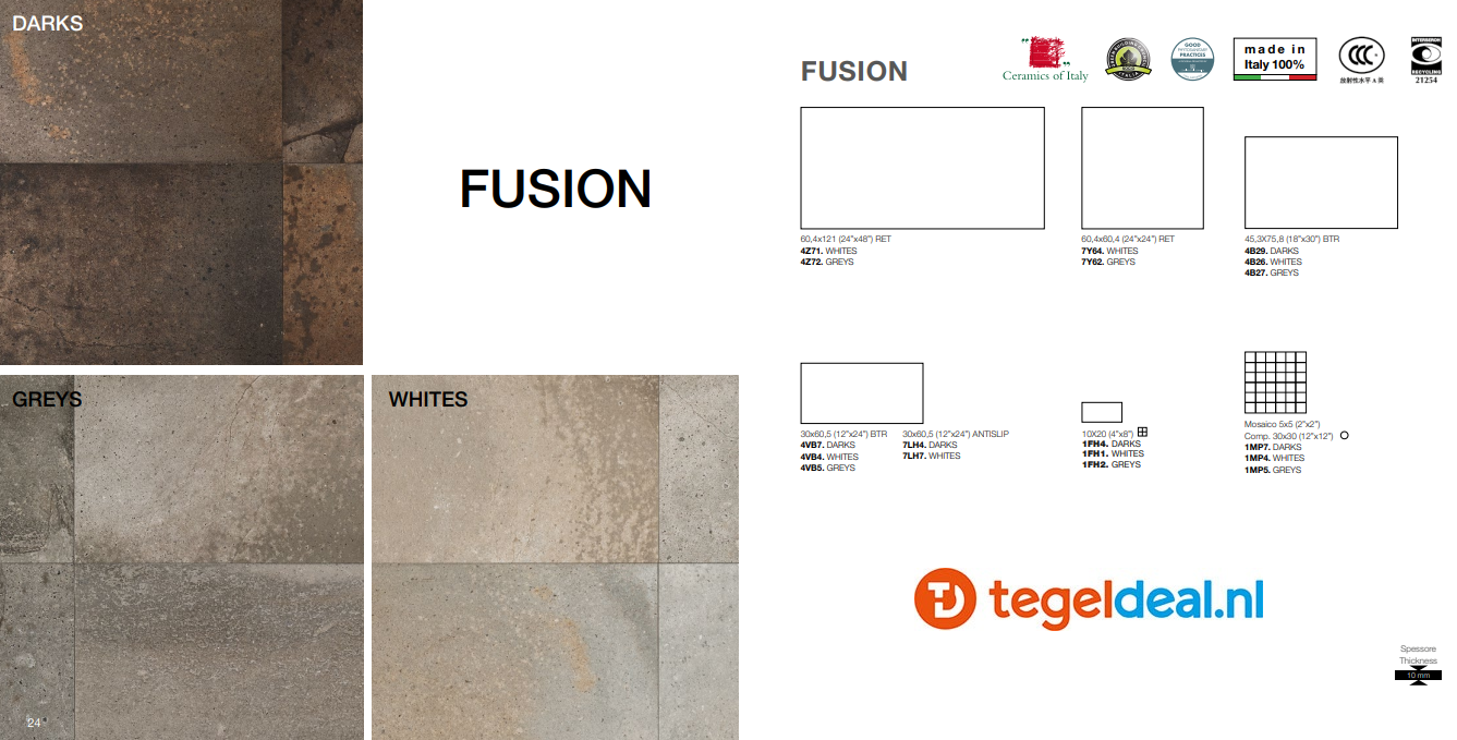 Edimax Astor, Fusion, natuursteenlook / leisteen.