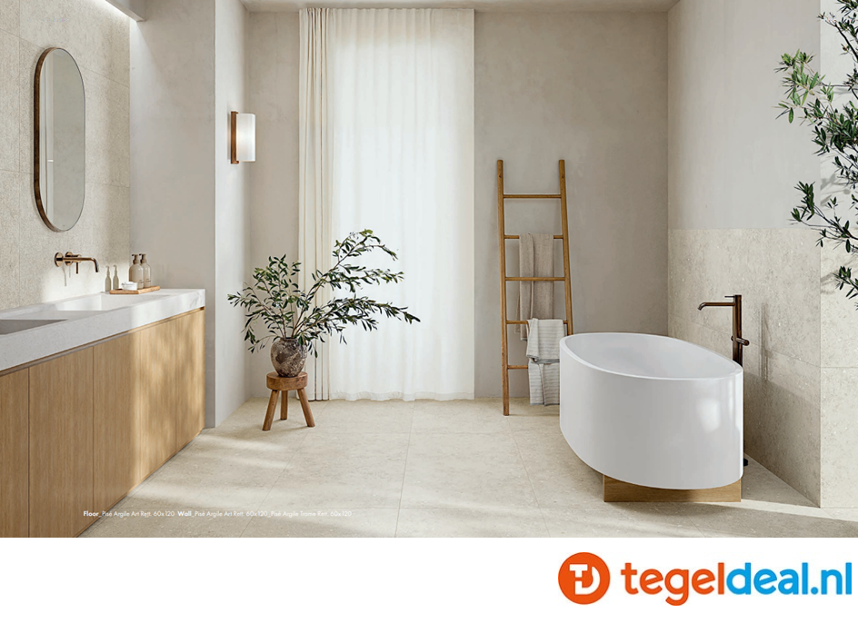 SIL Ceramiche, Pisé ARGILE TRAME, 7,5x30 cm listel, natuursteenlook tegels met reliëf - €55,00/m2 / Palletdeal op aanvraag