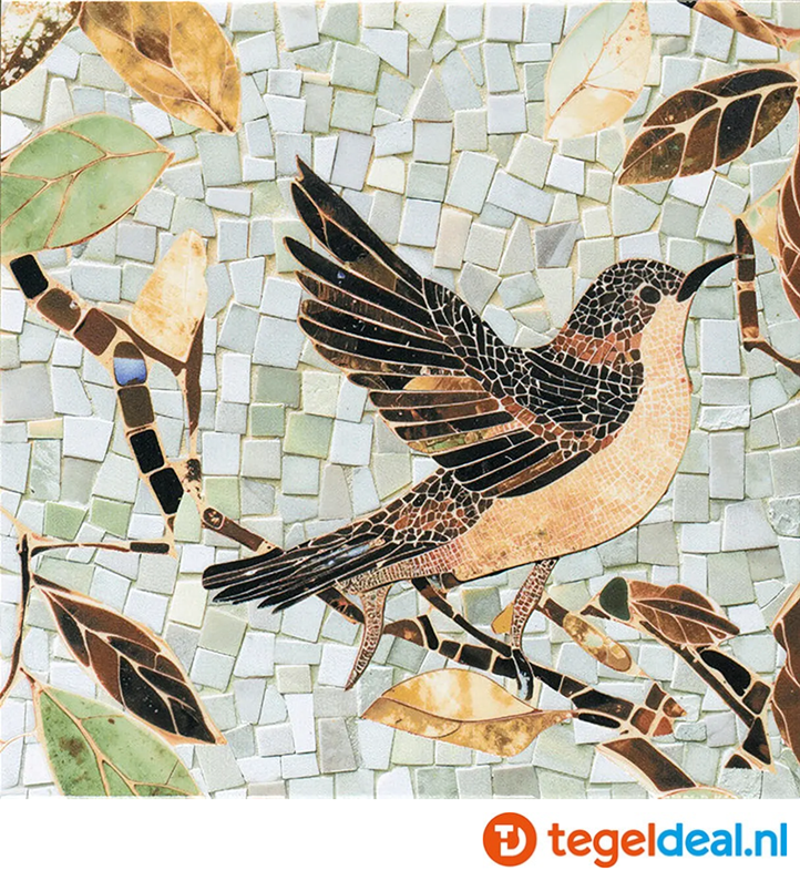 Mainzu, Murales Optym Tiffany, 20x20 cm, vloer- en wandtegels  