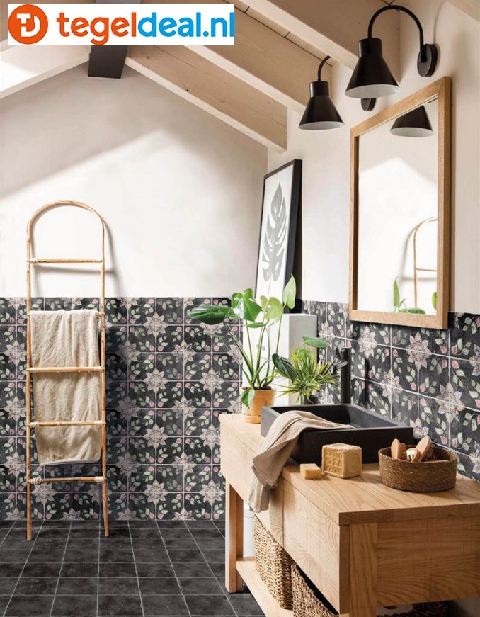 VLT / WDT Nanda Tiles, Florentina, 15x15 cm, patroontegels VLT / WDT Nanda Tiles, Florentina, 15x15 cm, patroontegels