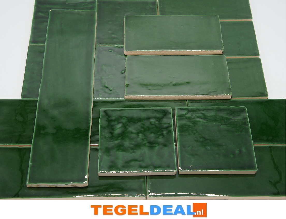 WDT handvorm EMERALD GREEN, 10x10 cm, OP VOORRAAD  