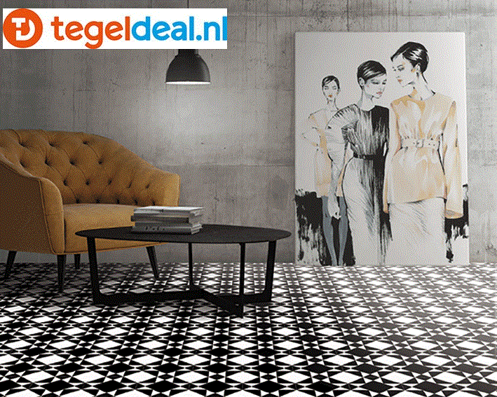 Nanda Tiles, Kompas, 20x20 cm, patroontegels 