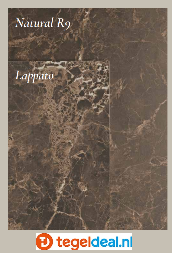VLT KEOPE Elements Lux, EMPERADOR Lappato, 60x60 cm