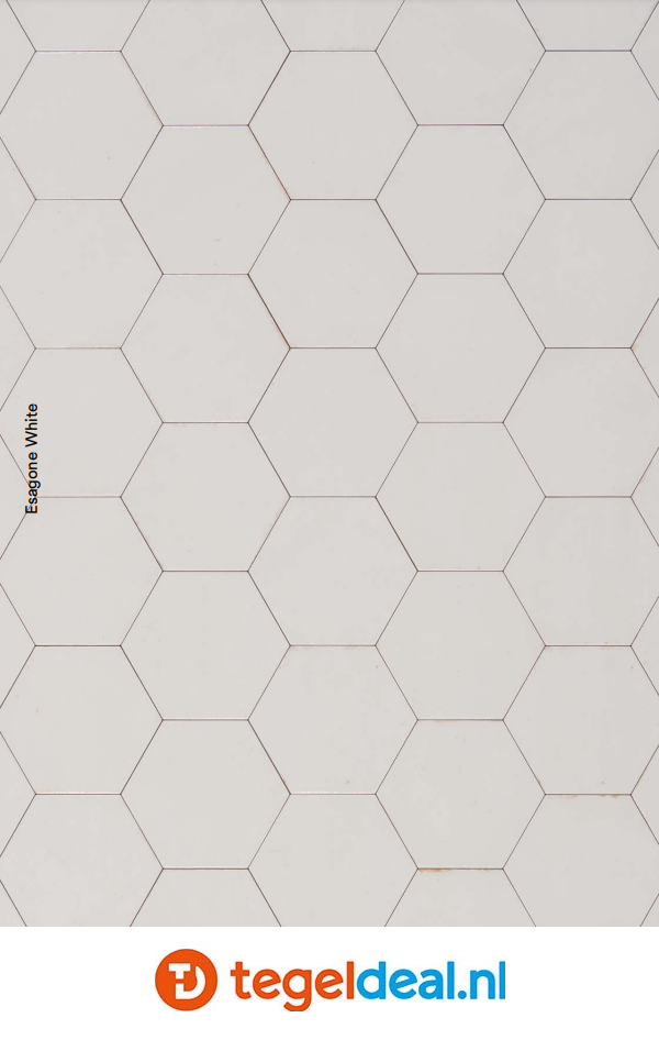 Marazzi Lume WHITE, 21x18,2 cm MFFE, hexagon tegels 
