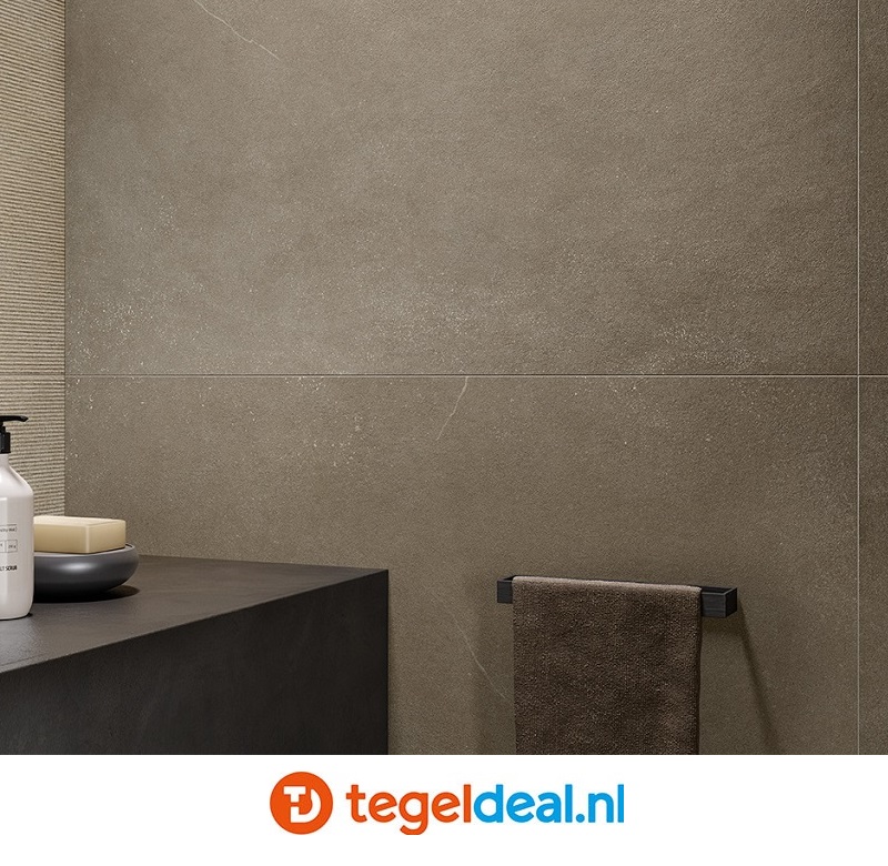 ACTIE - Ermes Aurelia ARIA TAUPE 60x60 cm - OP VOORRAAD 