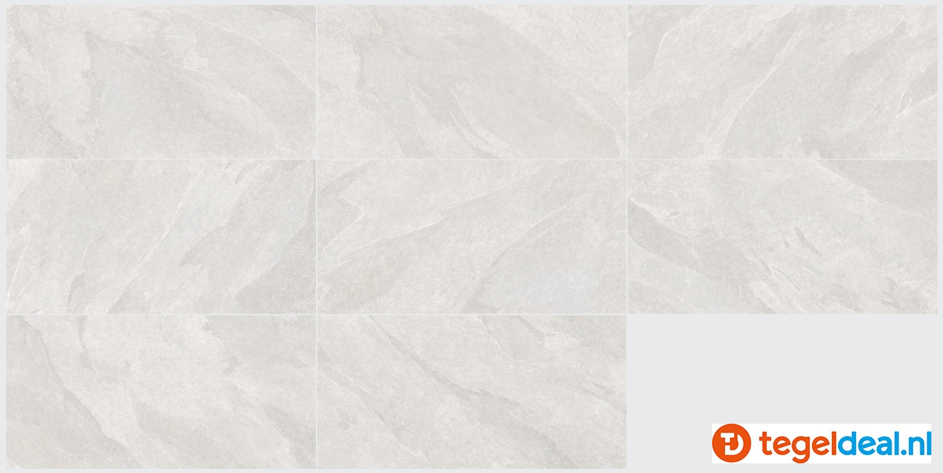 Ermes Aurelia, Ark Gesso, 30x60 cm Nat., natuursteenlook tegels