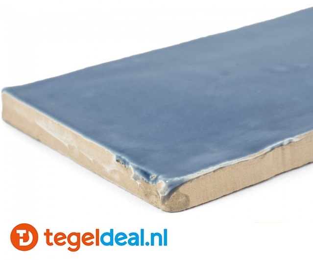 Equipe, Masia BLUE, 7,5x15 cm, art 21240, handvorm wandtegels