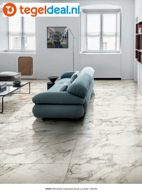 VLT Marazzi Allmarble, Calacatta Extra, 30 x 60 cm Naturale/Matt M3D6