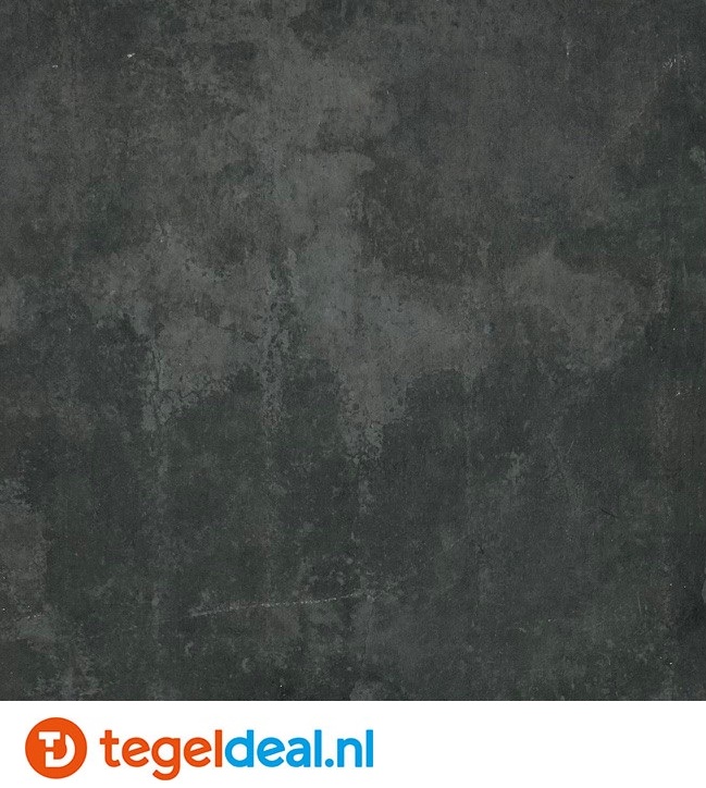 ACTIE - Nero 60x60 cm, betonlook tegels - OP VOORRAAD
