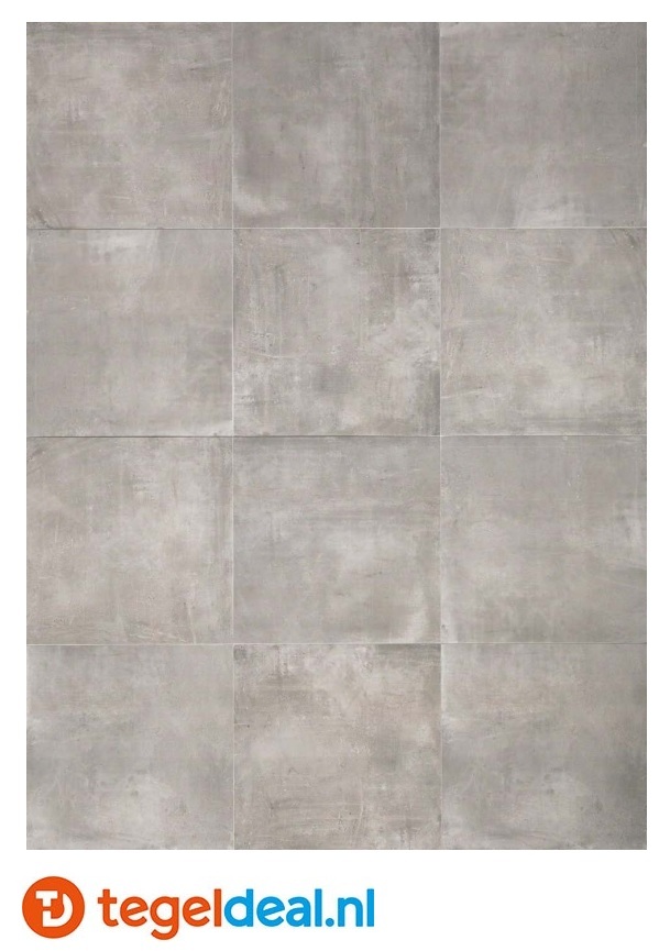 Fondovalle Portland, HOOD, 120x120x0,6 cm, PTL004, betonlook tegels  