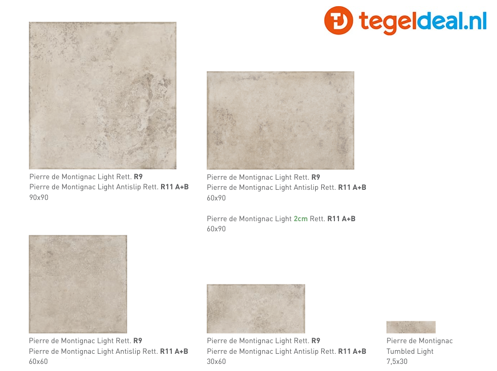 SIL Ceramiche, Pierre De Montignac Light, 30x60 cm, natuursteenlook tegels