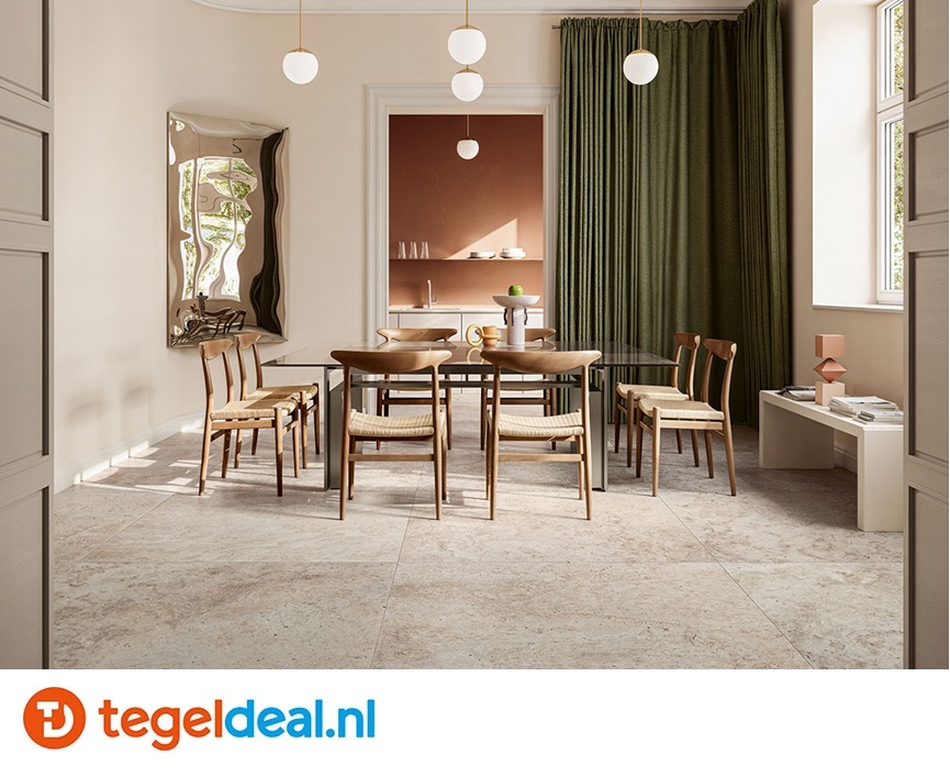 Serenissima Grande in Falda, natuursteenlook tegels