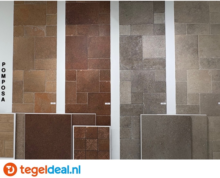Isla Tiles, Pomposa ARGILLA, 40x40 cm, art. 1006803, natuursteenlook tegels - € 39,95 per m2 