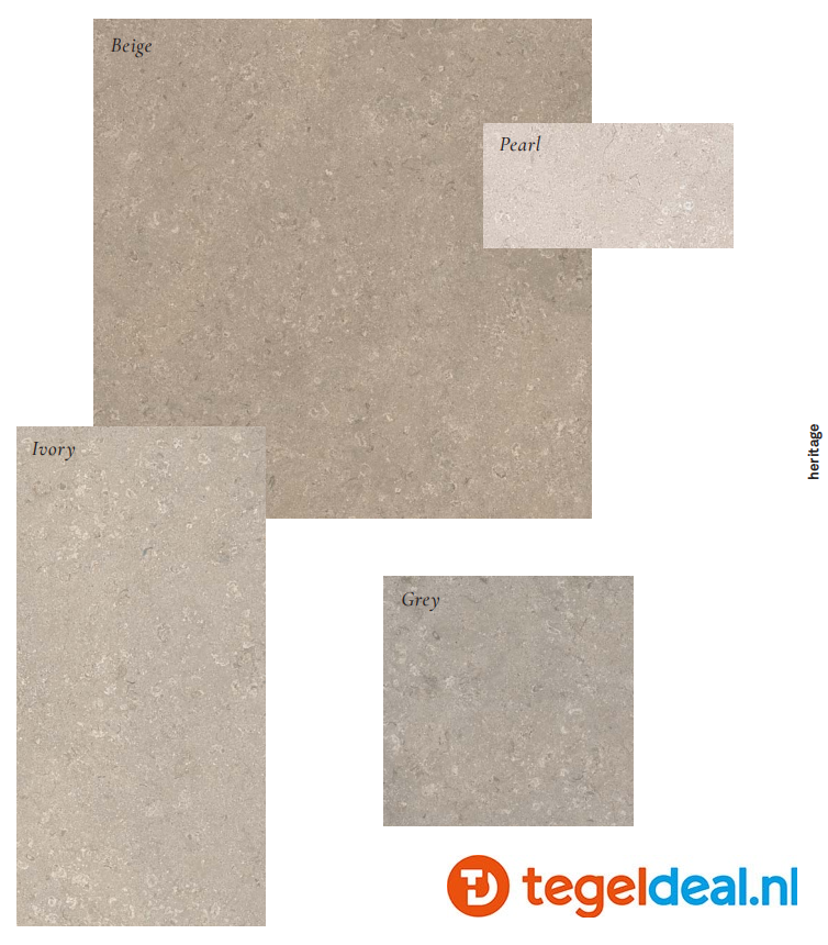 VLT en TRT KEOPE Heritage, natuursteenlook tegels