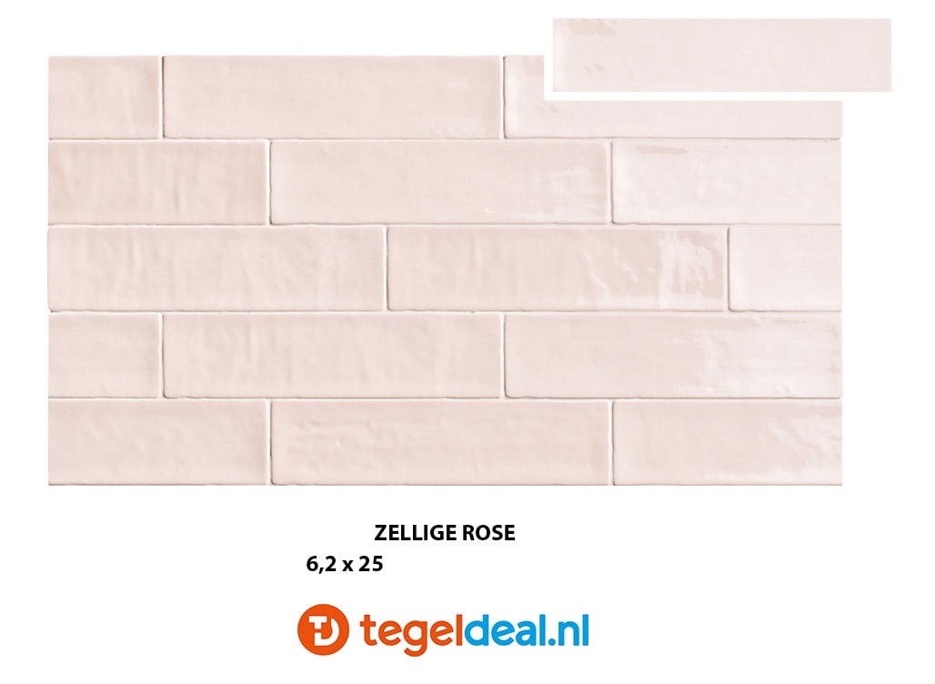 WDT Natucer Zellige, 6,2x25 cm, 8 kleuren 