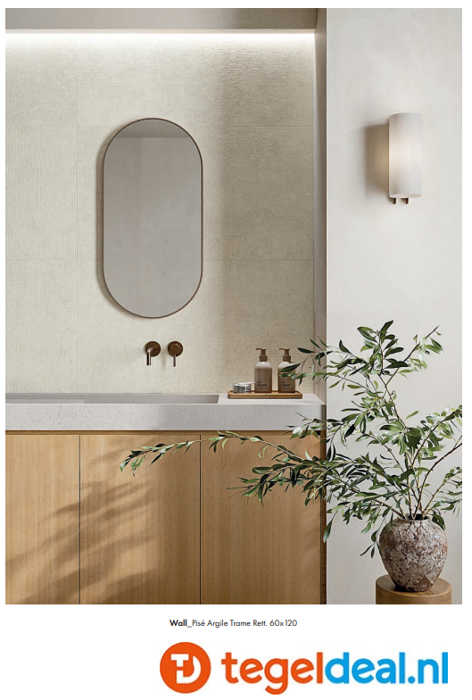 SIL Ceramiche, Pisé ARGILE TRAME, 7,5x30 cm listel, natuursteenlook tegels met reliëf - €55,00/m2 / Palletdeal op aanvraag