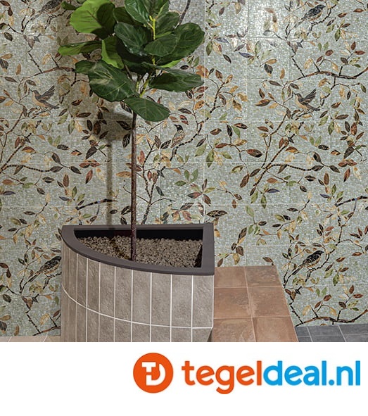 Mainzu, Murales Optym Tiffany, 20x20 cm, vloer- en wandtegels  