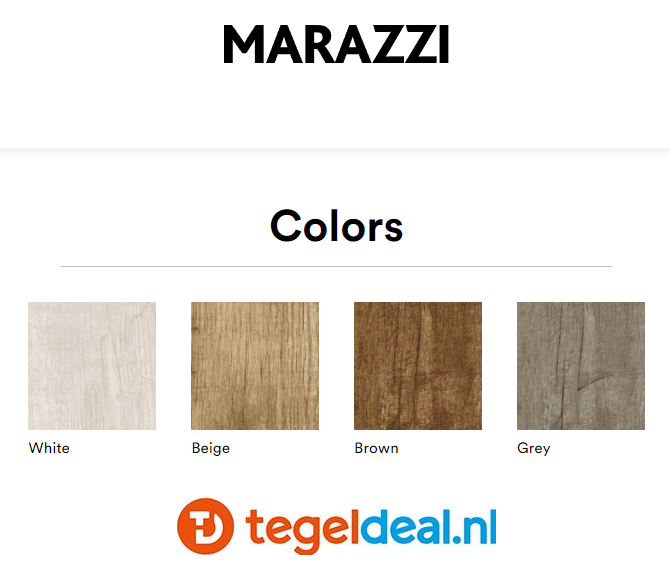 Marazzi Treverkstage, houtlook tegels -  4 kleuren - 20x120 cm