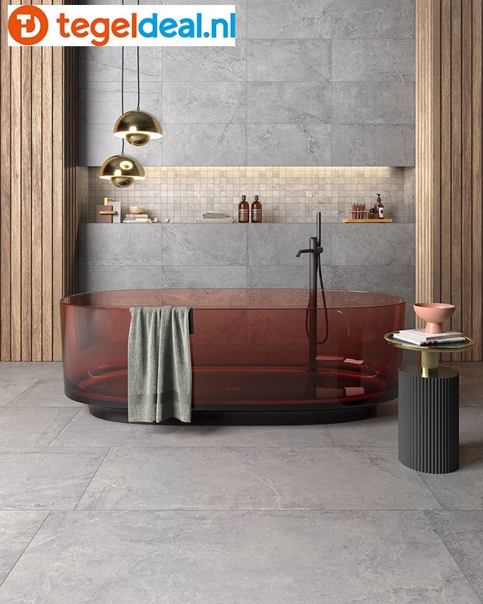 TRT Castelvetro, Evolution TITANIUM, 60x120x2 cm, XEV62R77 OUTFIT TRT Castelvetro, Evolution TITANIUM, 60x120x2 cm, XEV62R77 OUTFIT