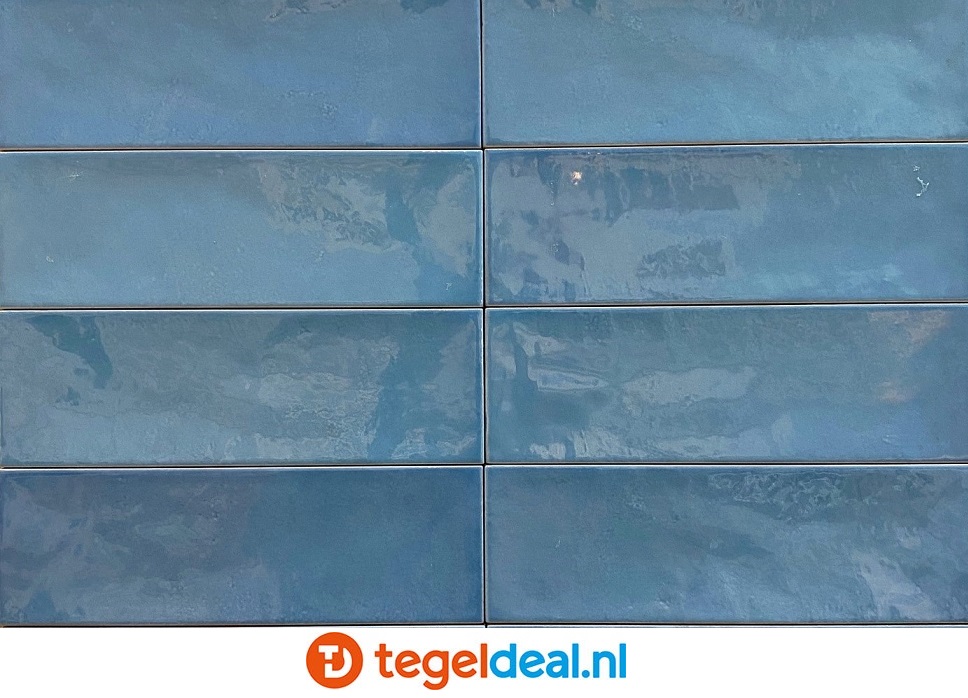 Equipe, Village AZURE BLUE, 6,5x20 cm, art 25651, wandtegels