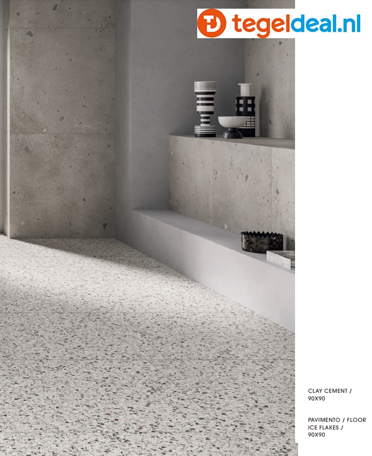 ASCOT DOM, Kado CLAY Cement, 90x90 cm, 02DKDC9922R