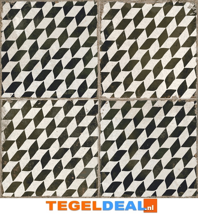 Peronda, Fs Espiga, 45x45 cm, vintage patroontegels