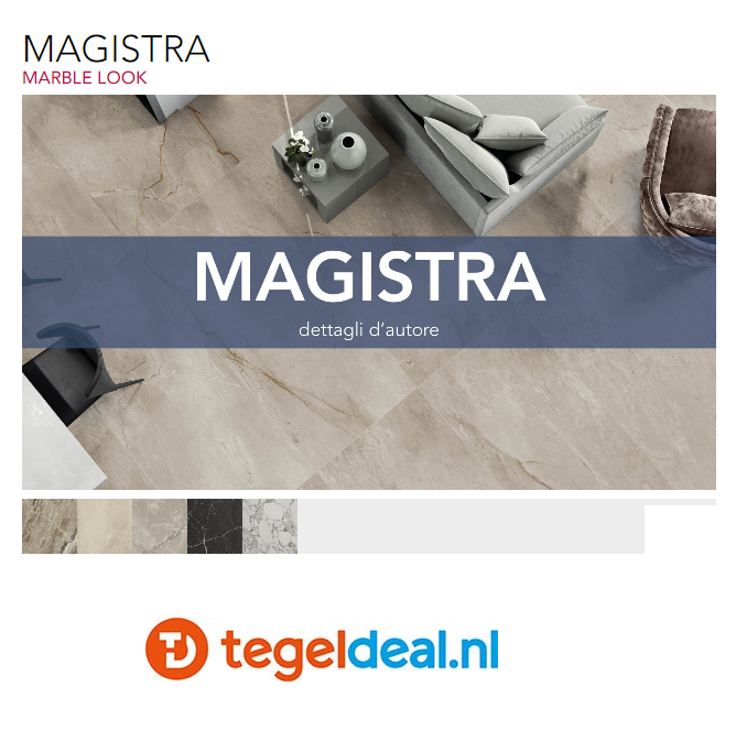 Serenissima Magistra, marmerlook tegels