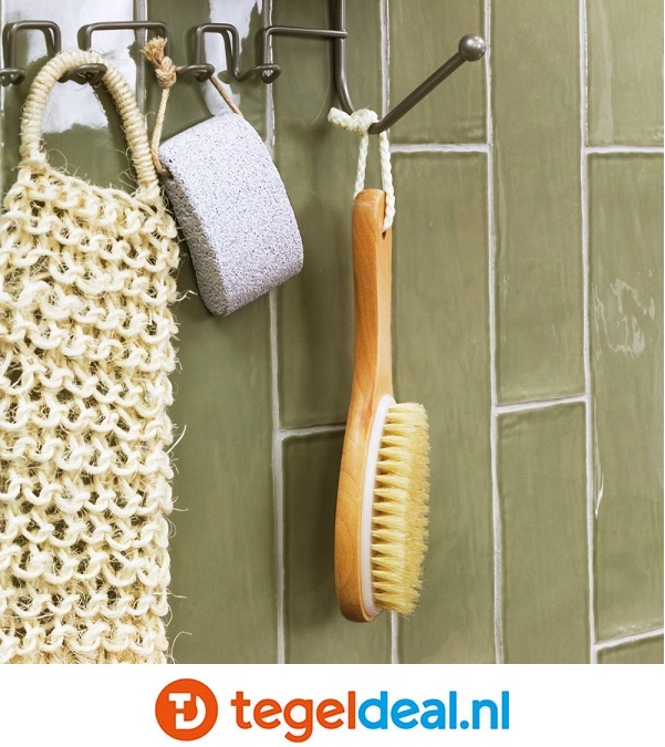 Equipe, Masia OLIVE, 7,5x30 cm, handvorm wandtegels OP VOORRAAD