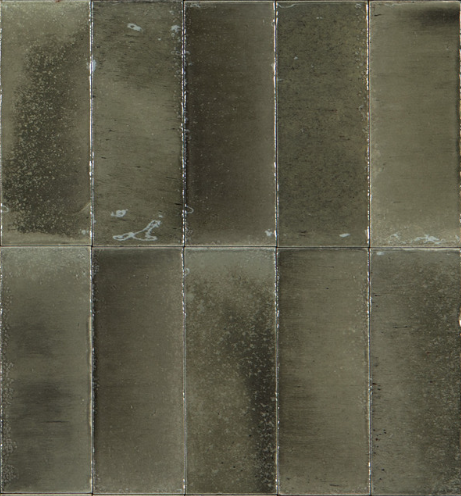 Ragno Gleeze GRIGIO, 5x15 cm, R8HS, handvorm wandtegels 