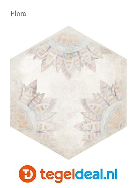 VLT Nanda Tiles, Habitania, 21x25 cm, hexagon 