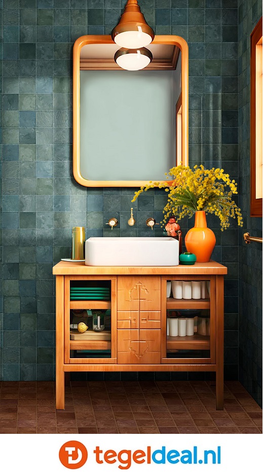 Nanda Tiles, Amantina, 10x10 cm, vloer- en wandtegels Nanda Tiles, Amantina, 10x10 cm, vloer- en wandtegels