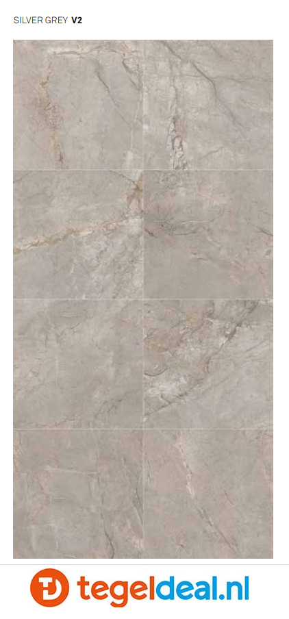KEOPE Elements Lux, SILVER GREY Lappato, 60x120 cm