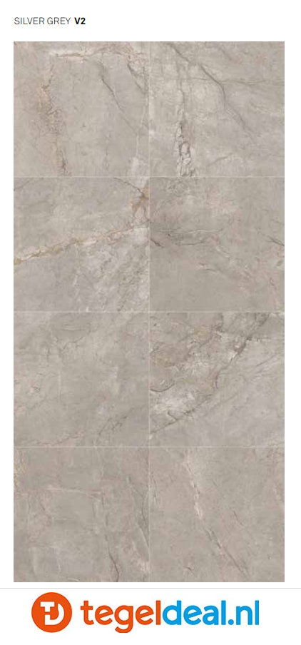 VLT KEOPE Elements Lux, SILVER GREY Lappato, 60x60 cm