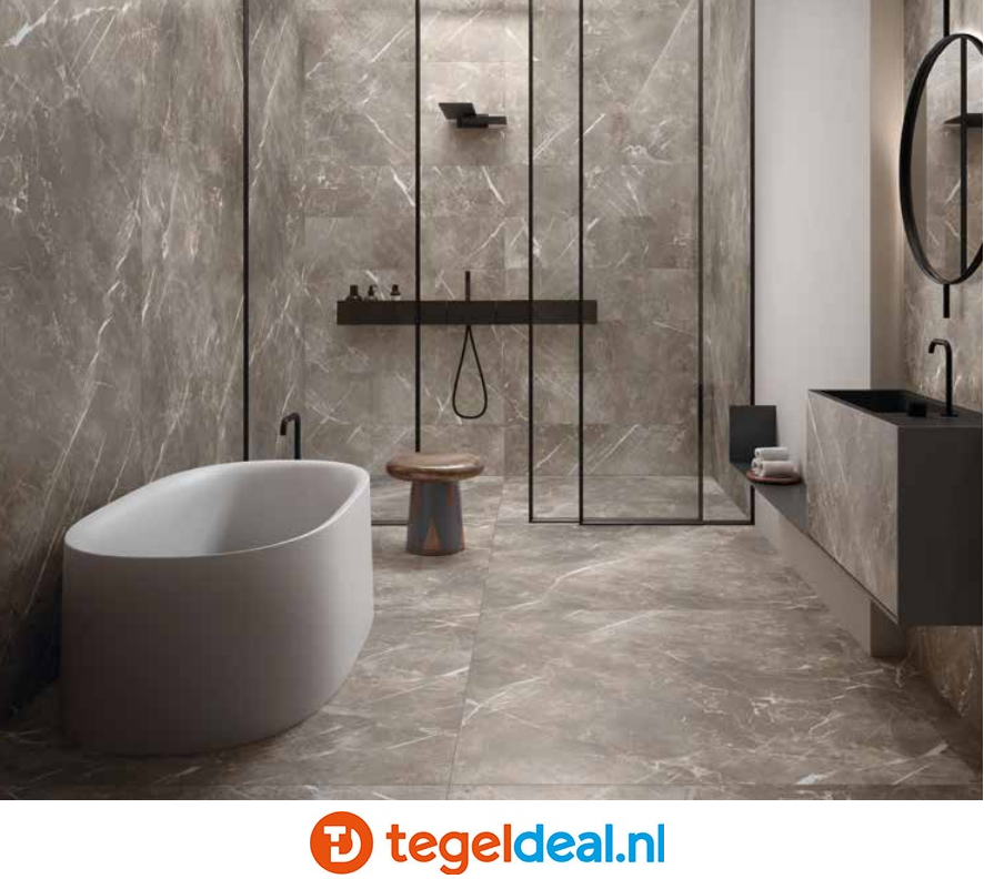 KEOPE Elements Lux, PERSIAN GREY Silky, 120x120 cm