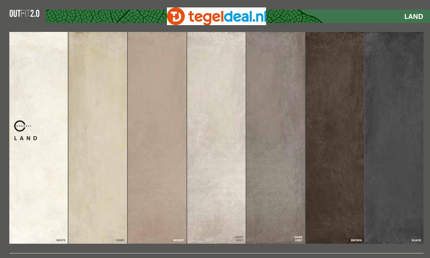 TRT Castelvetro, Concept Land MUDDY, 40x80x2 cm, XLD48R6