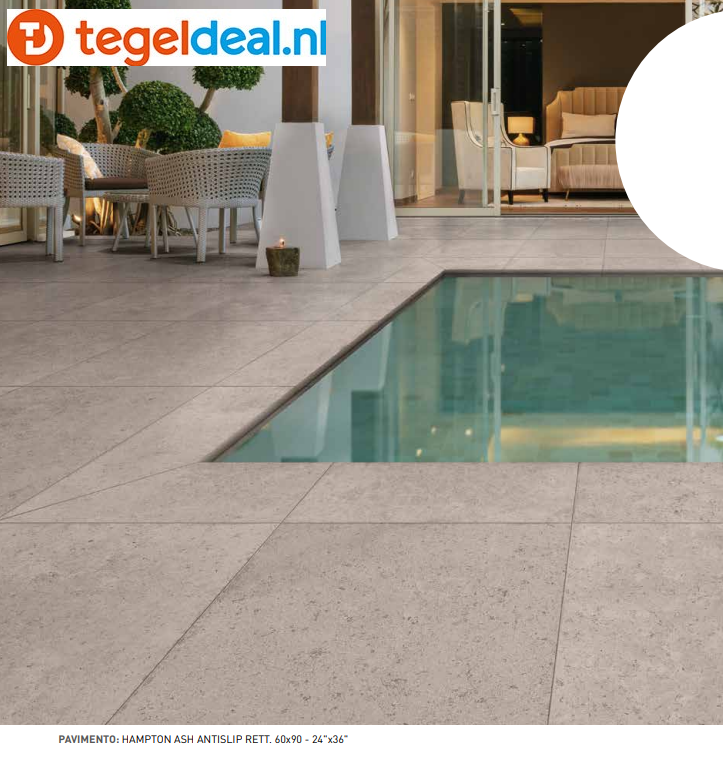 SIL Ceramiche, Hampton ASH, 60x90 cm Antislip