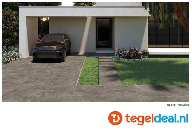 Castelvetro Stones Slate, leisteen-look terrastegels - Vanaf € 38,50 per m2