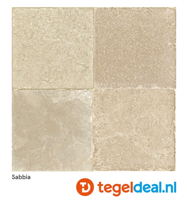 Cerdomus, Pietra di Ostuni AVORIO, 40x40 cm Rett Matt, art. 79487, natuursteenlook tegels - €43,00 per m2 - Palletdeal op aanvraag