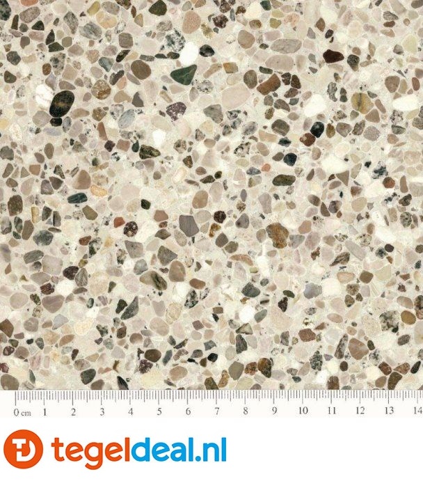 ACTIE - Terrazzo Ecostone San Marco / Bologna,  40x40x1,5 cm, EV-2015 - OP VOORRAAD