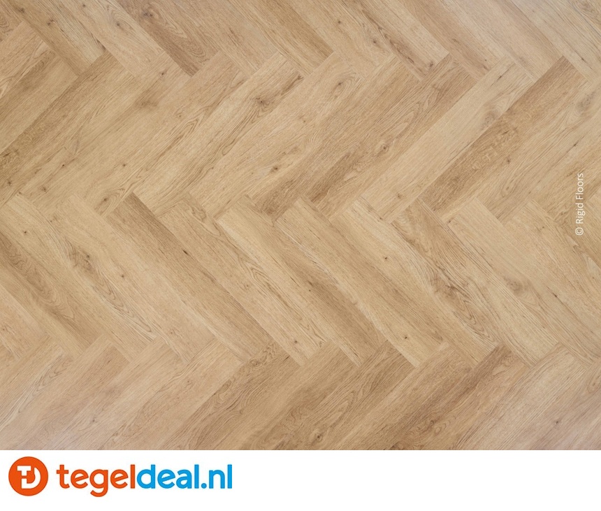 AREZZO Herringbone, 12x60x0,65 cm - visgraat, A14375, Rigid SPC Click Vloer 