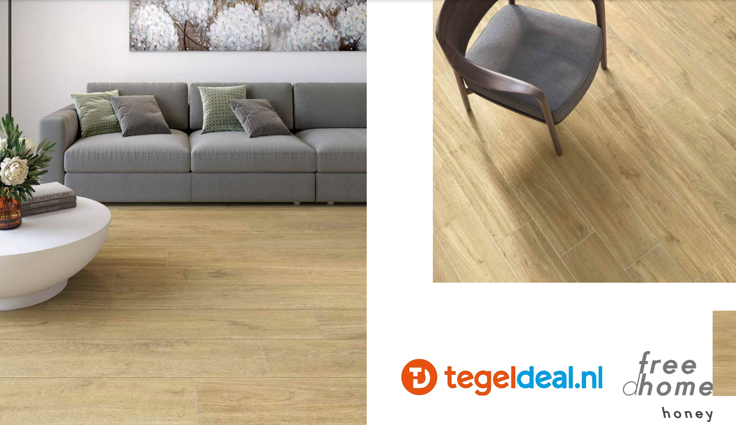 Supergres Freedhome HONEY, 20x120 cm, houtlook tegels