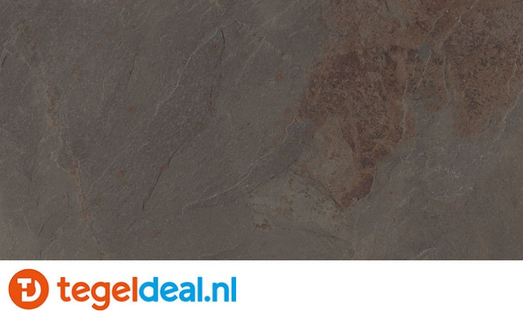 ACTIE - Baldocer Slate Out, BLACK, 60x120x2 cm OUT, natuursteenlook terrastegels