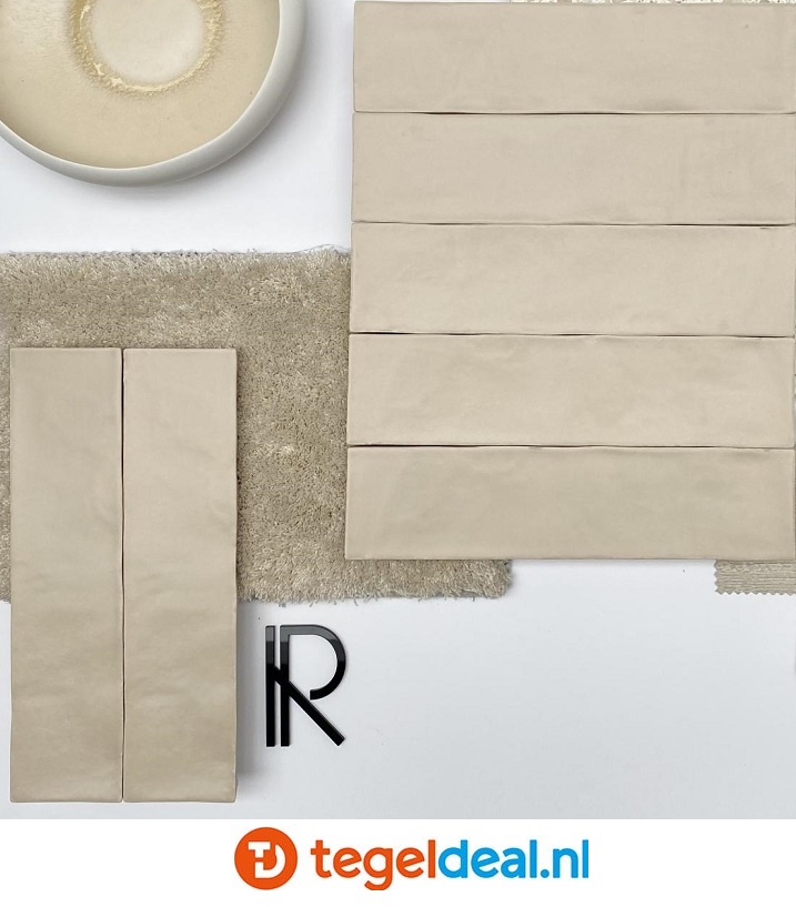 Revoir Paris, Provence COQUILLE, 6,2x25 cm matte wandtegels