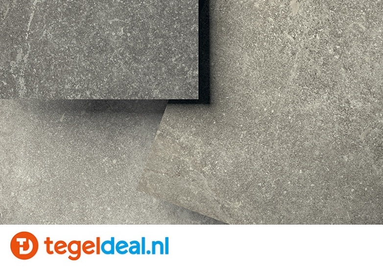 ACTIE - Castelvetro Pietra Antica, IRON, 60x60x2 cm, art. 02XPA60R77, natuursteenlook terrastegels - € 38,50 per m2
